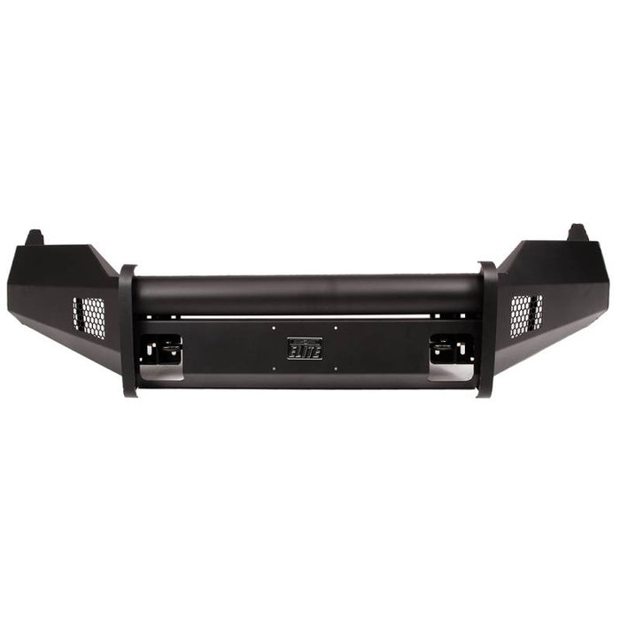 Fab Fours DR13-R2961-1 Black Steel Elite Smooth Front Bumper for Dodge Ram 1500 2013-2018