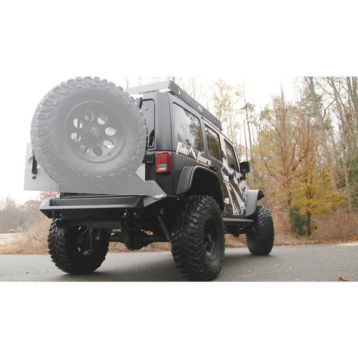 Fab Fours JK07-Y1251-1 Rear Bumper for Jeep Wrangler JK 2007-2018