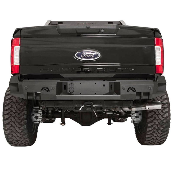 Fab Fours FS08-W1351-1 Premium Rear Bumper w/ Sensor Holes for Ford Super Duty 1999-2016