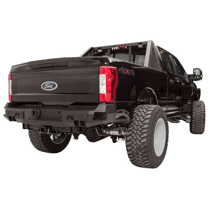 Fab Fours FS08-W1351-1 Premium Rear Bumper w/ Sensor Holes for Ford Super Duty 1999-2016