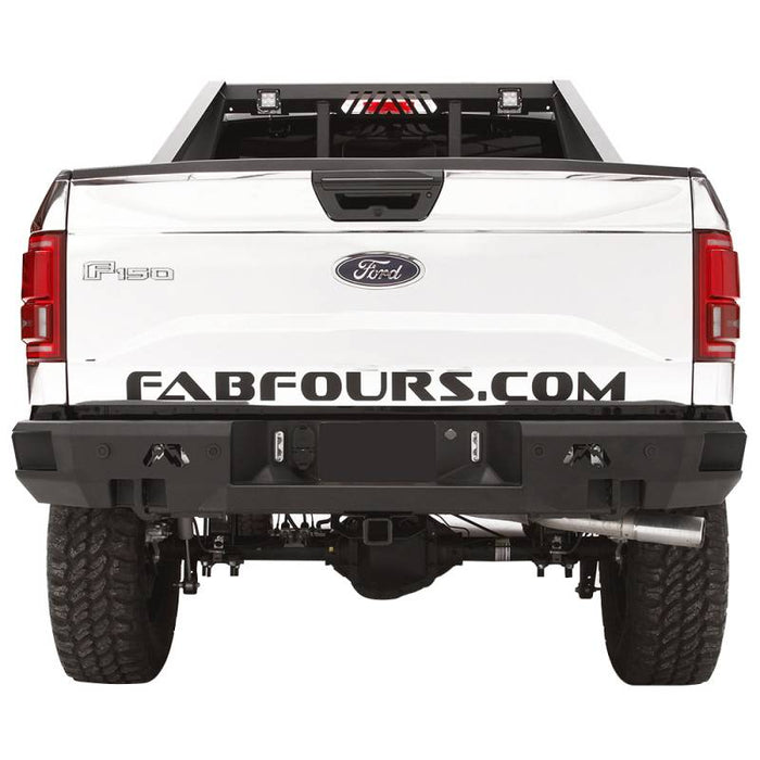 Fab Fours FF15-W3251-1 Premium Rear Bumper w/ Sensor Holes for Ford F150 2015-2020