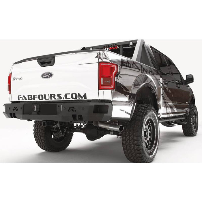 Fab Fours FF15-W3251-1 Premium Rear Bumper w/ Sensor Holes for Ford F150 2015-2020