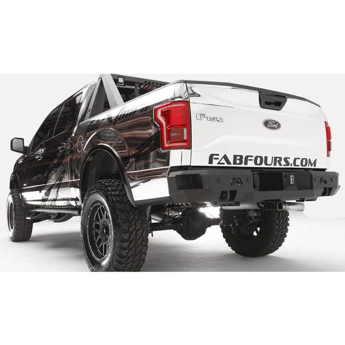 Fab Fours FF15-W3251-1 Premium Rear Bumper w/ Sensor Holes for Ford F150 2015-2020