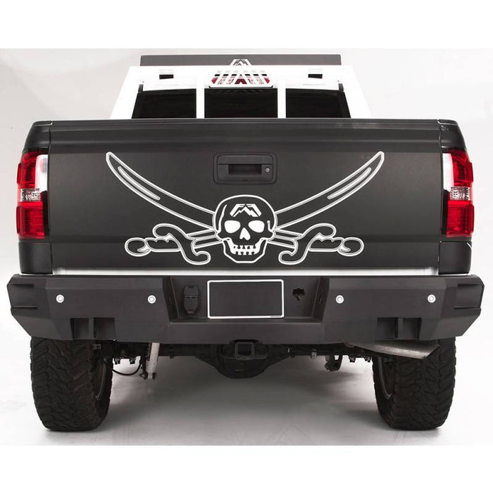 Fab Fours CS14-W3151-1 Premium Rear Bumper w/ Sensor Holes for GMC Sierra 1500 2014-2018