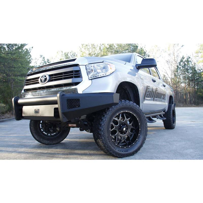 Fab Fours TT14-R2861-1 Black Steel Elite Smooth Front Bumper for Toyota Tundra 2014-2021