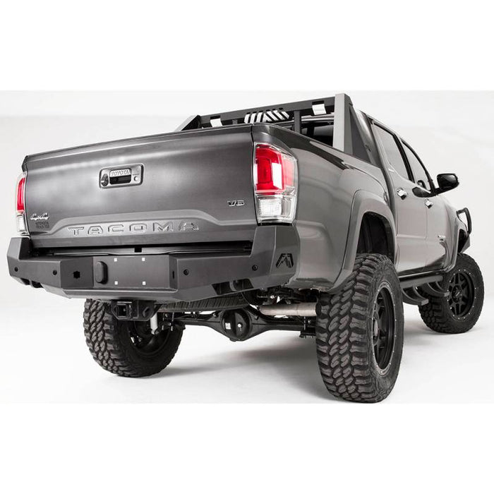 Fab Fours TT16-W3651-1 Premium Rear Bumper w/ Sensor Holes for Toyota Tacoma 2016-2023