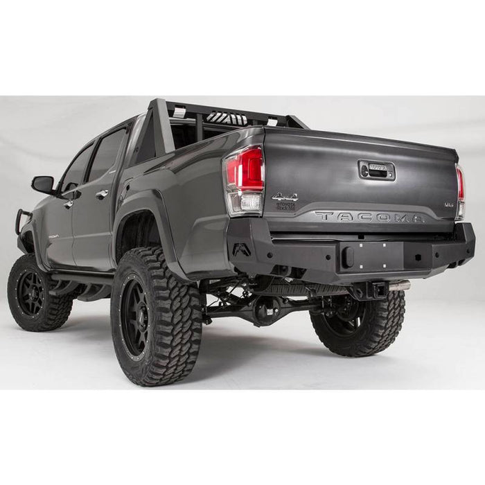 Fab Fours TT16-W3651-1 Premium Rear Bumper w/ Sensor Holes for Toyota Tacoma 2016-2023