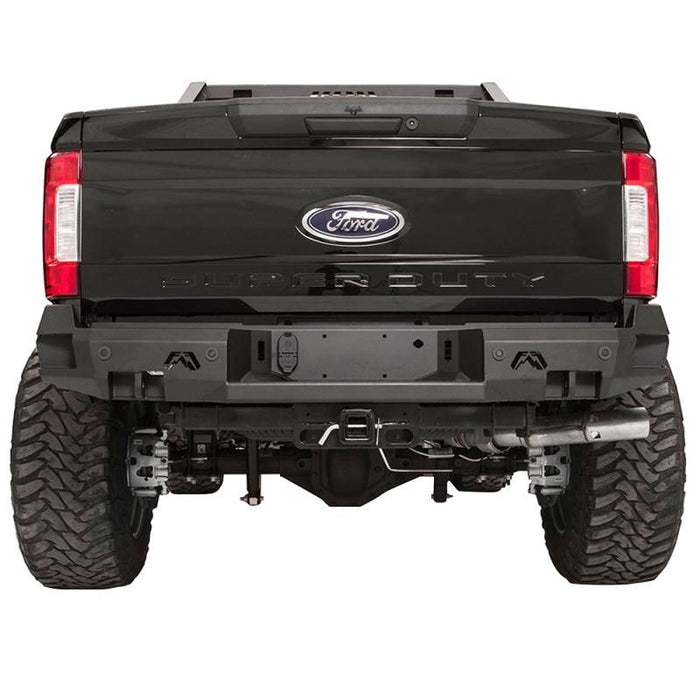 Fab Fours FS17-W4151-1 Premium Rear Bumper w/ Sensor Holes for Ford Super Duty 2017-2022