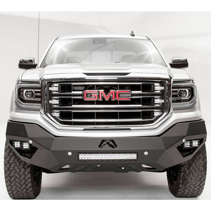 Fab Fours GS16-D3951-1 Vengeance Front Bumper w/ Sensor Holes for GMC Sierra 1500 2016-2018