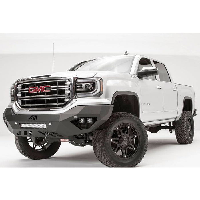 Fab Fours GS16-D3951-1 Vengeance Front Bumper w/ Sensor Holes for GMC Sierra 1500 2016-2018