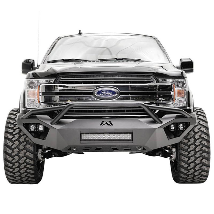 Fab Fours FF18-D4552-1 Vengeance Front Bumper w/ Pre-Runner Guard and Sensor Holes for Ford F150 2018-2020