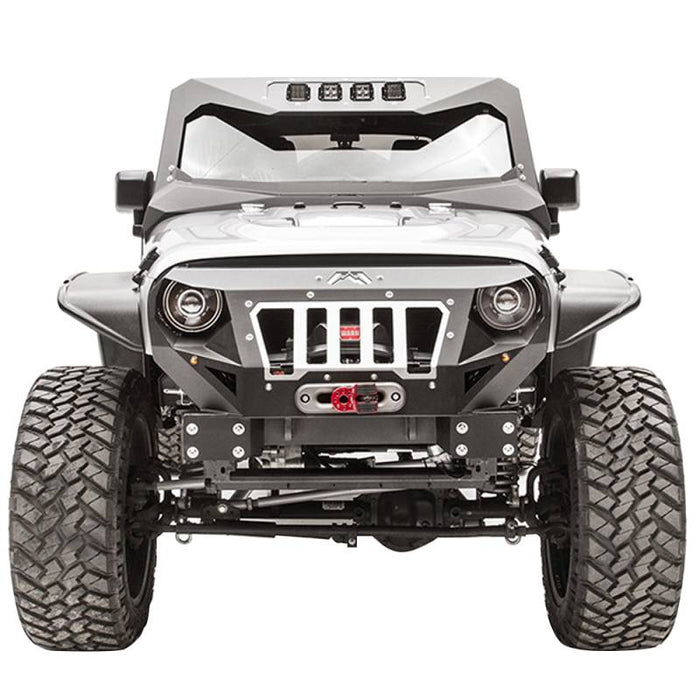 Fab Fours GR1000-1 Grumper Front Bumper for Jeep Wrangler JK 2007-2018