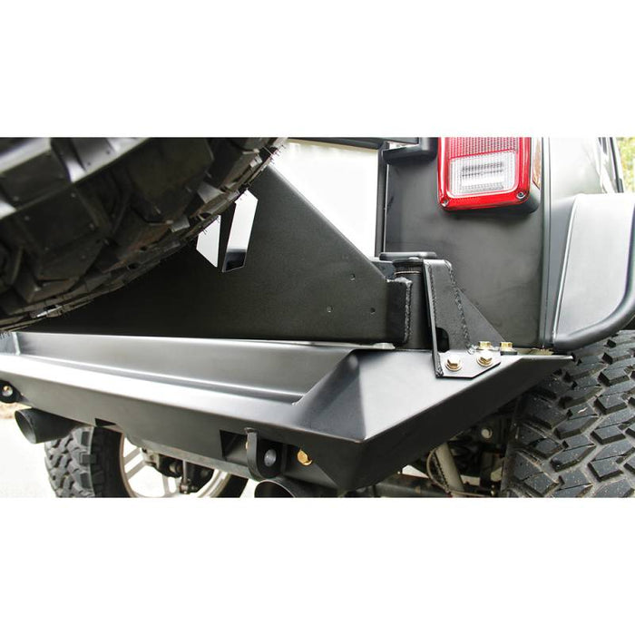 Fab Fours JP-Y1261T-1 Off the Door Tire Carrier for Jeep Wrangler JK 2007-2018