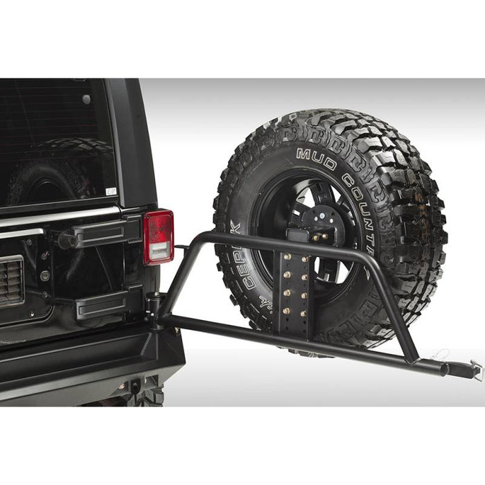 Fab Fours JP-Y1251T-1 Rear Tire Carrier for Jeep Wrangler JK 2007-2018