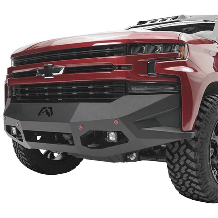 Fab Fours CS19-D4051-1 Vengeance Front Bumper w/ Sensor Holes for Chevy Silverado 1500 2019-2022