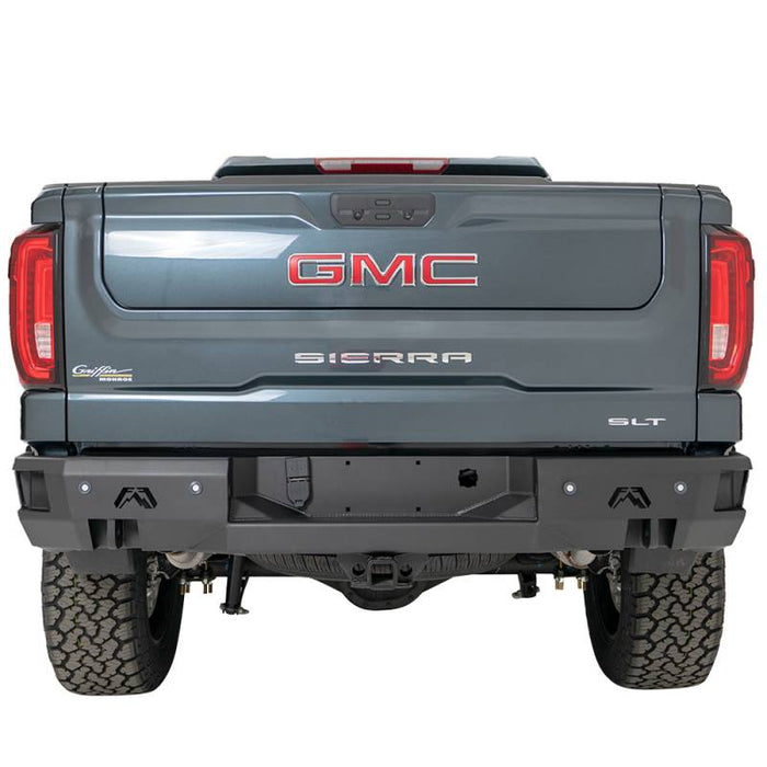 Fab Fours CS19-W4050-1 Premium Rear Bumper w/ Sensor Holes for Chevy Silverado 1500 2019-2022