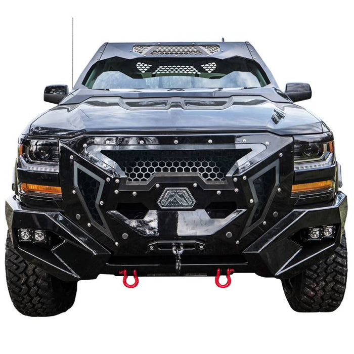 Fab Fours GR3800-1 Grumper Front Bumper for Chevy Silverado 1500 2016-2018