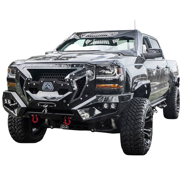 Fab Fours GR3800-1 Grumper Front Bumper for Chevy Silverado 1500 2016-2018