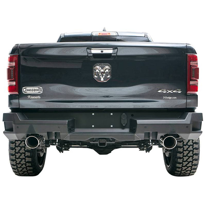 Fab Fours DR19-W4251-1 Premium Rear Bumper w/ Sensor Holes for Dodge Ram 1500 2019-2022 New Body Style