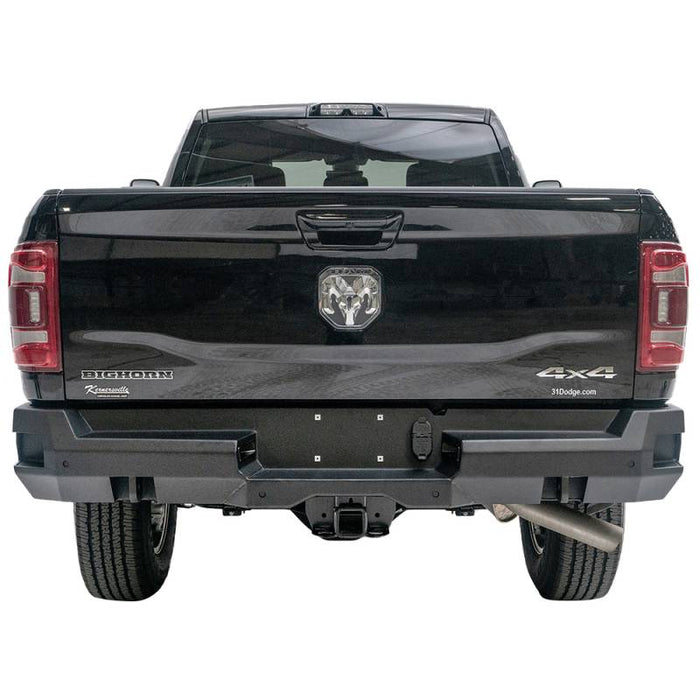 Fab Fours DR19-W4451-1 Premium Rear Bumper w/ Sensor Holes for Dodge Ram 2500/3500 2019-2022 New Body Style