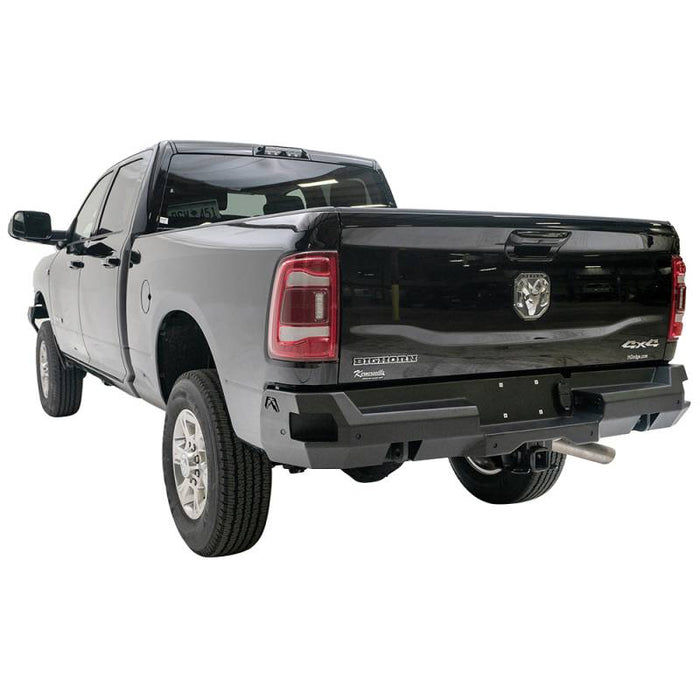 Fab Fours DR19-W4451-1 Premium Rear Bumper w/ Sensor Holes for Dodge Ram 2500/3500 2019-2022 New Body Style