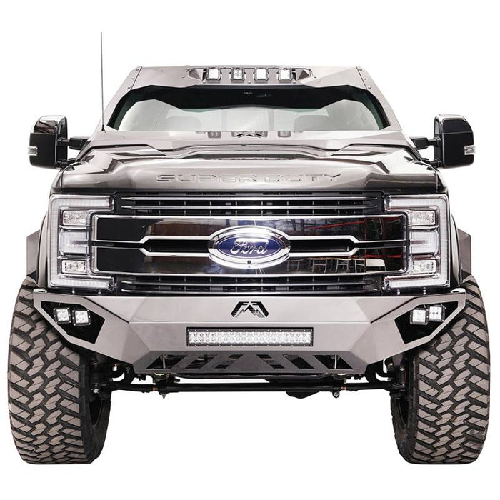 Fab Fours FS17-V4162-1 Open Fender Front Bumper w/ Pre-Runner Guard for Ford F250/F350 2017-2022