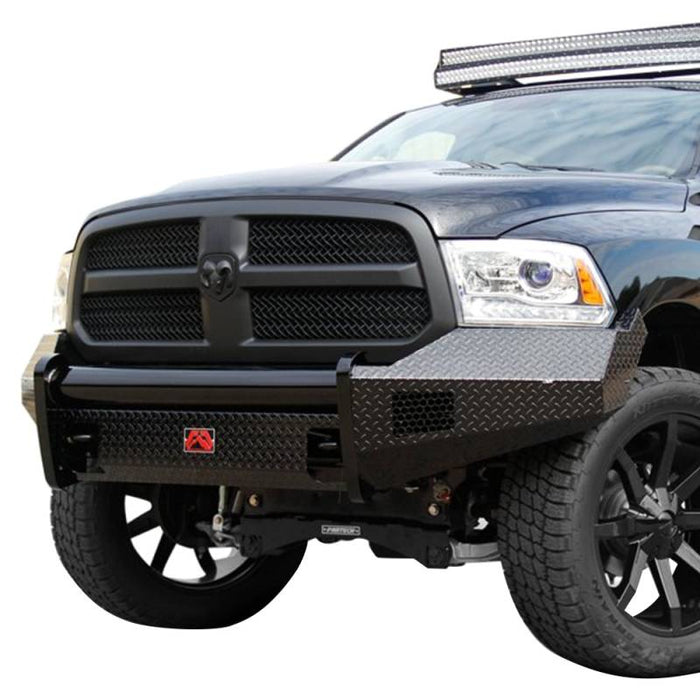 Fab Fours DR09-K2461-1 Black Steel Front Bumper for Dodge Ram 1500 2009-2012