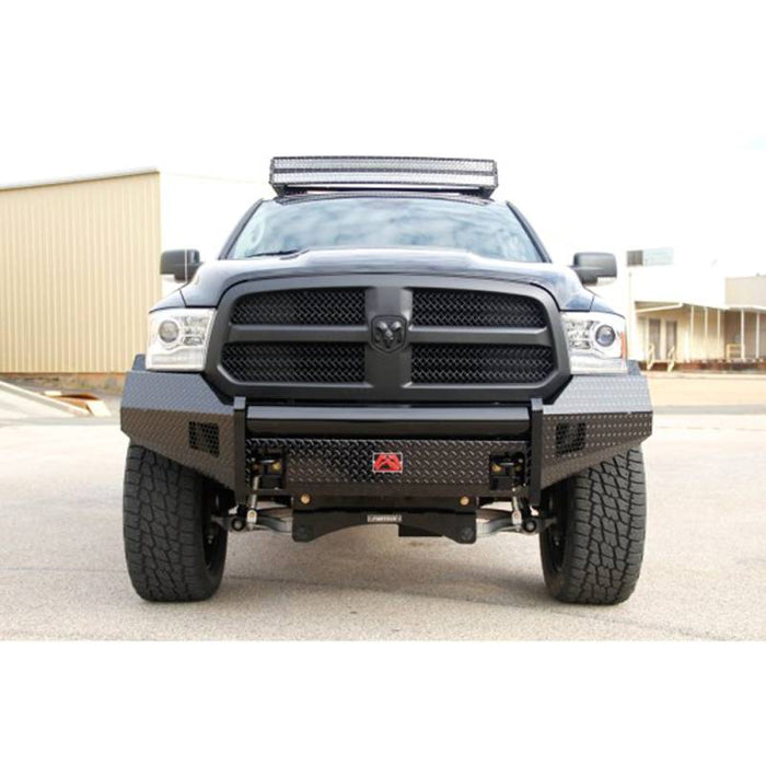 Fab Fours DR09-K2461-1 Black Steel Front Bumper for Dodge Ram 1500 2009-2012