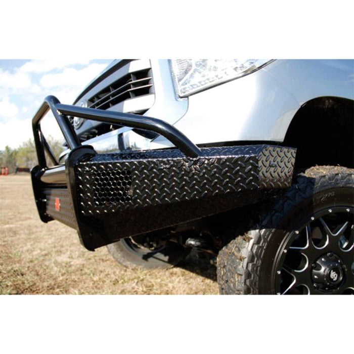 Fab Fours DR09-K2462-1 Black Steel Front Bumper w/ Pre-Runner Guard for Dodge Ram 1500 2009-2012