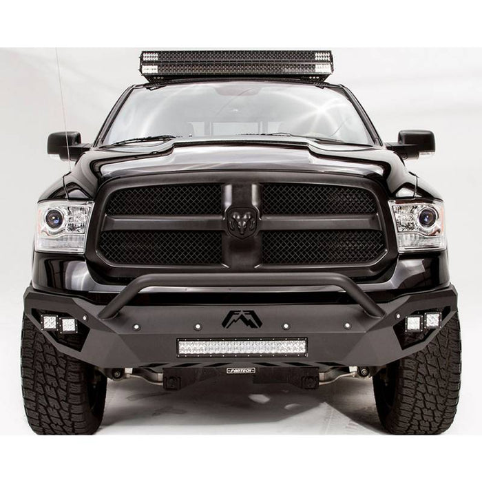 Fab Fours DR13-D2952-1 Vengeance Front Bumper w/ Pre-Runner Guard and Sensor Holes for Dodge Ram 1500 2013-2018