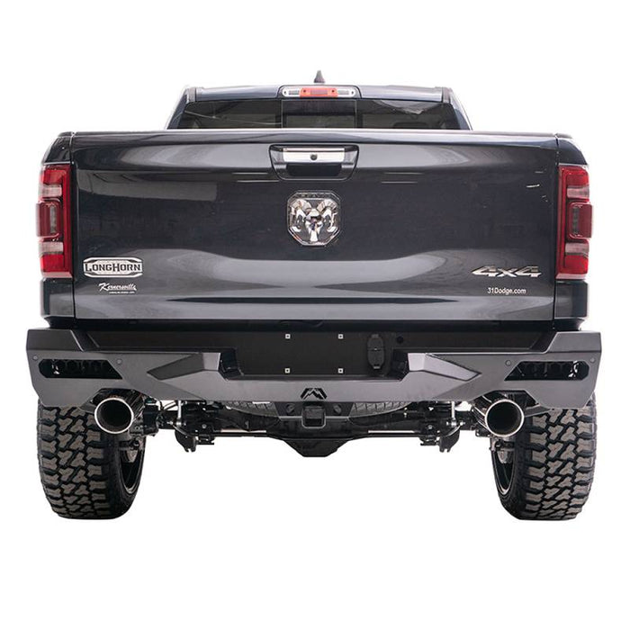 Fab Fours DR19-E4251-1 Vengeance Rear Bumper w/ Sensor Holes for Dodge Ram 1500 2019-2022