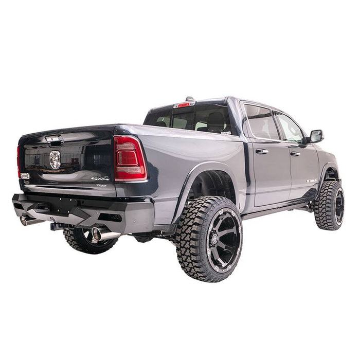 Fab Fours DR19-E4251-1 Vengeance Rear Bumper w/ Sensor Holes for Dodge Ram 1500 2019-2022