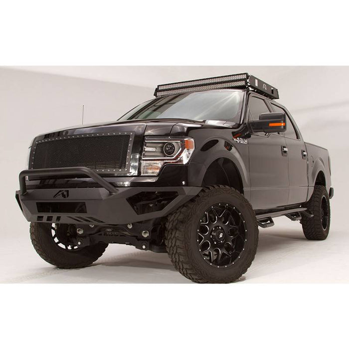 Fab Fours FF09-D1952-1 Vengeance Front Bumper w/ Pre-Runner Guard and Sensor Holes for Ford F150 2009-2014