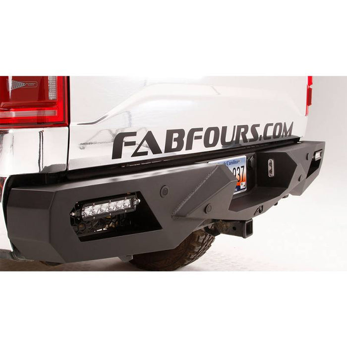 Fab Fours FF15-E3251-1 Vengeance Rear Bumper w/ Sensor Holes for Ford F150 2015-2020