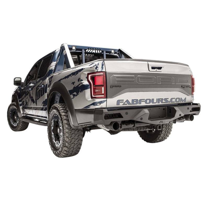 Fab Fours FF17-E4351-1 Vengeance Rear Bumper w/ Sensor Holes for Ford Raptor 2017-2020