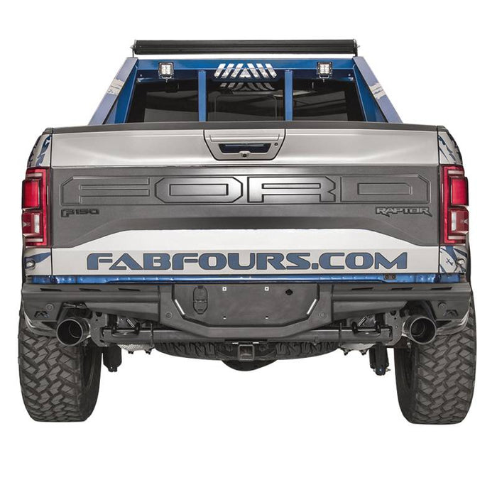 Fab Fours FF17-E4371-1 Aero Rear Bumper w/ Sensor Holes for Ford Raptor 2017-2020