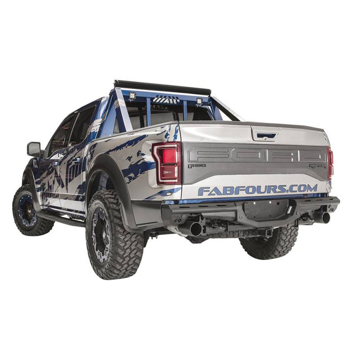 Fab Fours FF17-E4371-1 Aero Rear Bumper w/ Sensor Holes for Ford Raptor 2017-2020