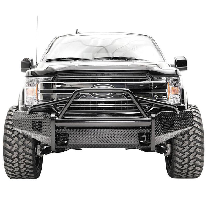 Fab Fours FF18-K4562-1 Black Steel Front Bumper w/ Pre-Runner Guard for Ford F150 2018-2020