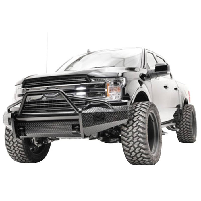 Fab Fours FF18-K4562-1 Black Steel Front Bumper w/ Pre-Runner Guard for Ford F150 2018-2020