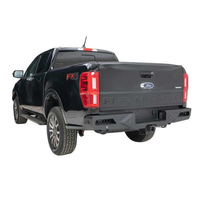 Fab Fours FR19-E4851-1 Vengeance Rear Bumper w/ Sensor Holes for Ford Ranger 2019