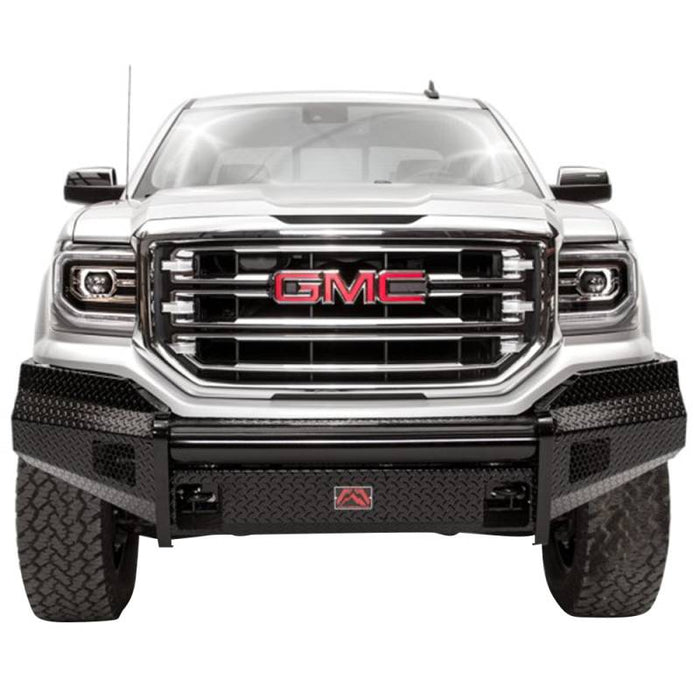 Fab Fours GS14-K3161-1 Black Steel Front Bumper for GMC Sierra 1500 2014-2015