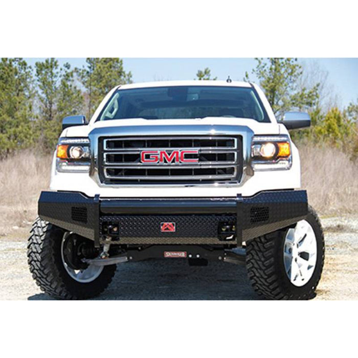 Fab Fours GS14-K3161-1 Black Steel Front Bumper for GMC Sierra 1500 2014-2015