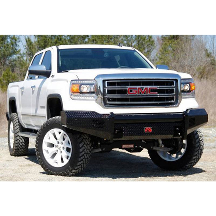 Fab Fours GS14-K3161-1 Black Steel Front Bumper for GMC Sierra 1500 2014-2015