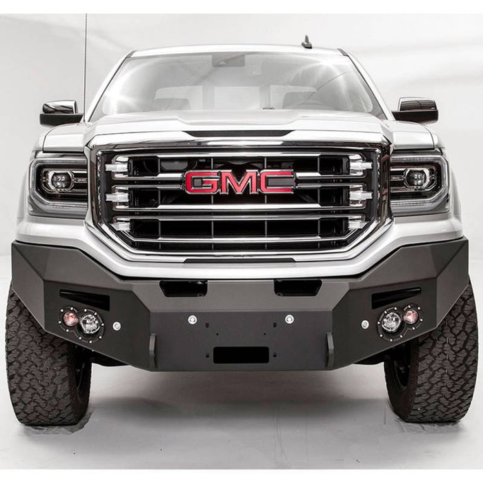 Fab Fours GS16-F3951-1 Premium Winch Front Bumper w/ Sensor Holes for GMC Sierra 1500 2016-2018