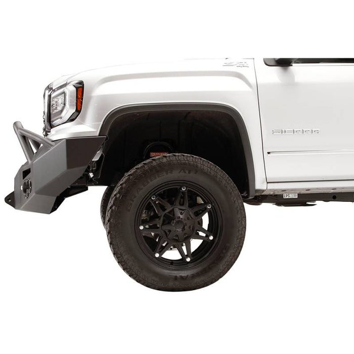 Fab Fours GS16-F3952-1 Premium Winch Front Bumper w/ Pre-Runner Guard and Sensor Holes for GMC Sierra 1500 2016-2018