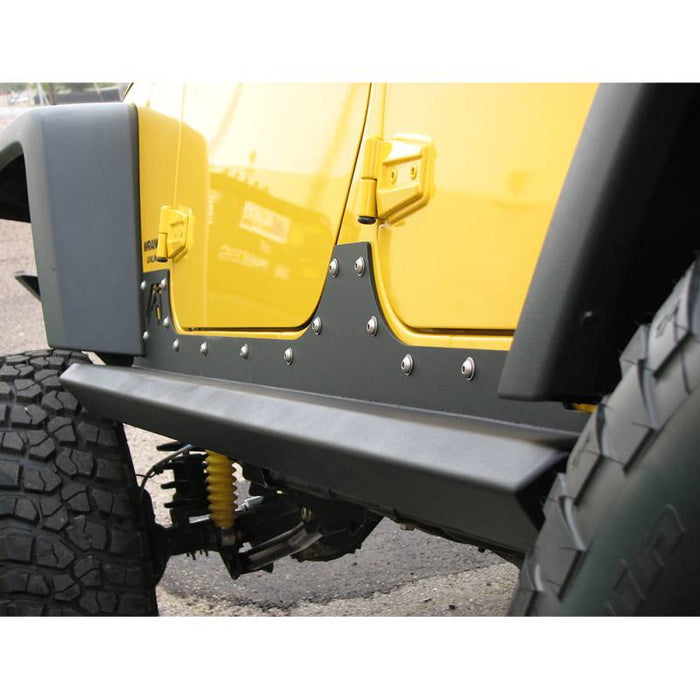 Fab Fours JK07-G1250-1 4 Door Unlimited Rock Sliders for Jeep Wrangler JK 2007-2018