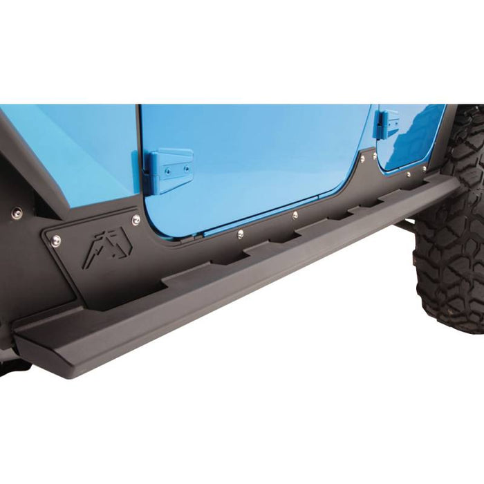 Fab Fours JK07-G1450-1 4 Door Light Rock Sliders for Jeep Wrangler JK 2007-2018