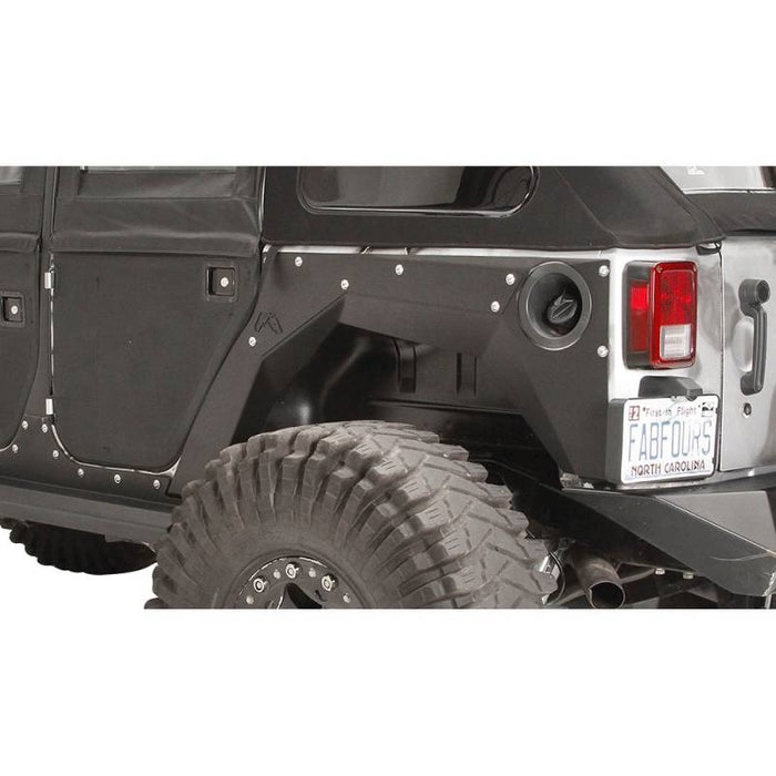 Fab Fours JK1001-1 4-Door Rear Fender Base for Jeep Wrangler JK 2007-2018