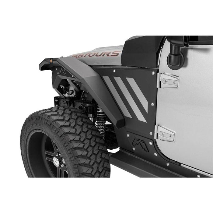 Fab Fours JK1003-1 Front Fender Flares for Jeep Wrangler JK 2007-2018