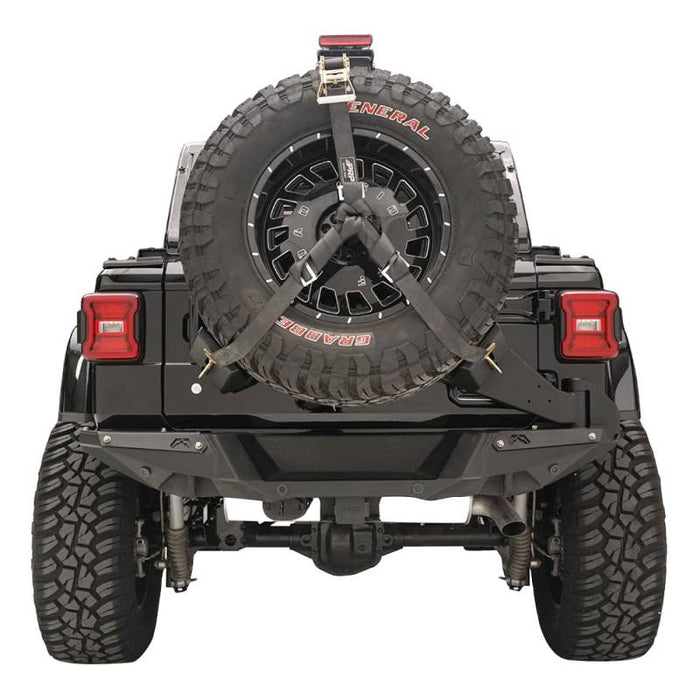 Fab Fours JL2070-1 Slant Back Tire Carrier for Jeep Wrangler JL 2018-2021